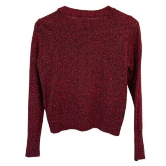 Divided By H & M | Red & Black Fleck Long Sleeves Crewneck Sweater Size Small - Picture 4 of 6